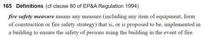 Fire Safety Measure